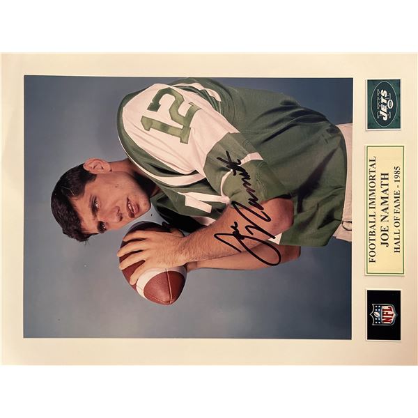 Joe Namath signed photo