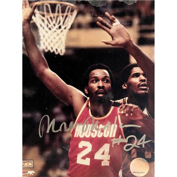 Moses Malone signed photo