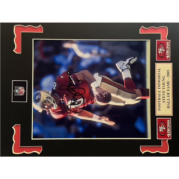 Steve Young signed photo