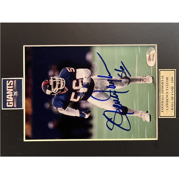 Lawrence Taylor signed photo