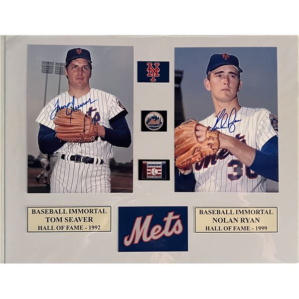 Tom Seaver / Nolan Ryan signed photo