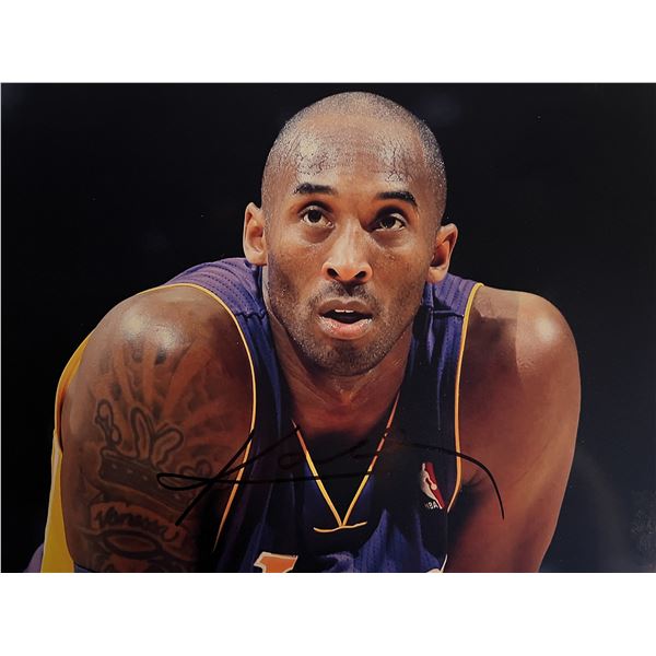 Kobe Bryant signed photo