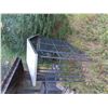Image 2 : Firewood Shelter Stainless Roof + Wrought Iron 75'' x 84'' x 28'' 