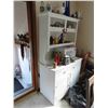 Image 1 : Painted Step Back Kitchen Cupboard 42'' x 20'' x 70'' 