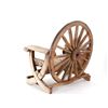 Image 10 : Authentic Wagon Wheel Wooden & Forged Iron Settee