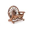 Image 6 : Authentic Wagon Wheel Wooden & Forged Iron Settee