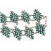 Image 6 : Navajo Petite Point Turquoise Squash Necklace
