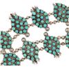 Image 7 : Navajo Petite Point Turquoise Squash Necklace