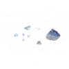 Image 13 : Benitoite Rough & Extracted Geological Samples