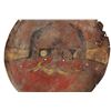 Image 11 : 19th C. Pueblo Avanyu Painted Buffalo War Shield