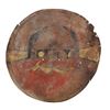 Image 1 : 19th C. Pueblo Avanyu Painted Buffalo War Shield