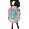 Image 1 : Large Old Classic Navajo Bolo Tie by J. Curtis