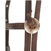 Image 6 : Vaquero Silver Mounted Half Breed Bridle c. 1910-