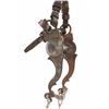 Image 9 : Vaquero Silver Mounted Half Breed Bridle c. 1910-