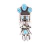 Image 1 : Navajo Doris Smallcanyon Sterling Kachina Ring