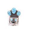 Image 4 : Navajo Doris Smallcanyon Sterling Kachina Ring