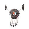 Image 3 : Zuni L/L Dickson Silver Inlay Mosaic Jewelry c1960