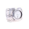 Image 10 : Navajo Sterling Silver Tooled Watchband c. 1980's