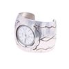 Image 4 : Navajo Sterling Silver Tooled Watchband c. 1980's