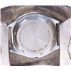 Image 7 : Navajo Sterling Silver Tooled Watchband c. 1980's