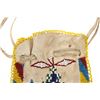 Image 3 : Ca. 1900 Apache Beaded Hide Drawstring Pouch