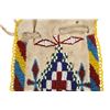 Image 4 : Ca. 1900 Apache Beaded Hide Drawstring Pouch