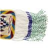 Image 7 : Ca. 1900 Apache Beaded Hide Drawstring Pouch