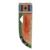 Image 1 : 19th C. Gros Ventre Parfleche Beaded Knife Sheath