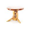 Image 10 : Circular Burl Wood Accent Table