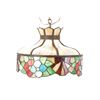 Image 1 : Ca 1920 Tiffany Style Art Nouveau Light Fixture