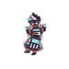 Image 2 : Zuni G.B. Katachu Multistone Inlay Kachina Ring