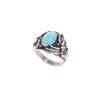 Image 1 : Navajo Marco Begaye Sterling Silver Turquoise Ring