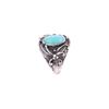 Image 4 : Navajo Marco Begaye Sterling Silver Turquoise Ring
