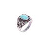 Image 5 : Navajo Marco Begaye Sterling Silver Turquoise Ring