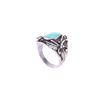 Image 6 : Navajo Marco Begaye Sterling Silver Turquoise Ring