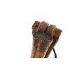 Image 8 : Carved Bone & Knapped Stone Blade Knives 20th C