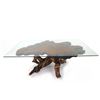 Image 35 : Live Edge Burl Dining Table w/ Butterfly Inlays