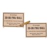 Image 1 : 40 30-06 FMJ Ball Unfired Mil-Spec Ammunition