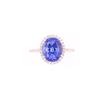 Image 1 : GGA Elegant 4.79 CTW Tanzanite & Diamond Ring