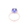 Image 2 : GGA Elegant 4.79 CTW Tanzanite & Diamond Ring