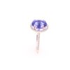 Image 4 : GGA Elegant 4.79 CTW Tanzanite & Diamond Ring
