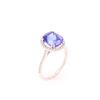 Image 5 : GGA Elegant 4.79 CTW Tanzanite & Diamond Ring
