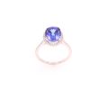 Image 6 : GGA Elegant 4.79 CTW Tanzanite & Diamond Ring