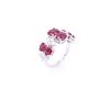 Image 5 : GIA Rare Burmese Ruby Diamond Platinum Ring