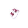 Image 9 : GIA Rare Burmese Ruby Diamond Platinum Ring