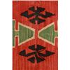 Image 8 : Oaxaca Mexican Native Lizard Medallion Rug c. 1960