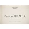 Image 3 : Fifty-Nine Montana Senate Bills Bound In Book 1909