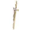 Image 8 : Brass INRI Catholic Church Cross c. Mid 1900s