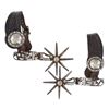 Image 1 : Early Jesus M. Tapia Double Silver Mounted Spurs
