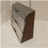 Image 3 : Mid Century Chrome Wall Mount Or Counter Top 3 Compartment Dispenser